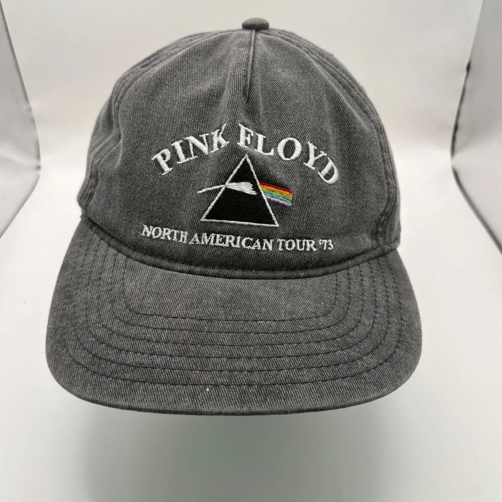 Pink‎ Floyd North American Tour 73 Baseball Cap Gray Officially Licensed OSFM